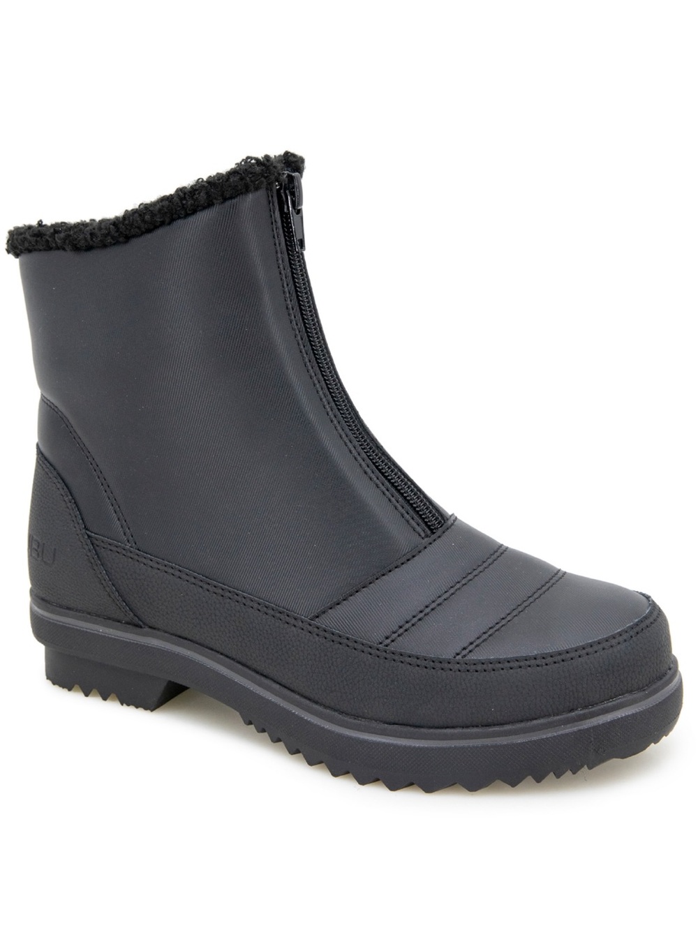 🖤🖤 JBU Black Women's Snowbound Encore Zip Front Cold-Weather Boots